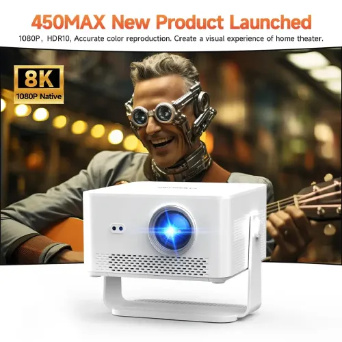 Magcubic Projector HY450 Max 1100 ANSI Android 14 Portable