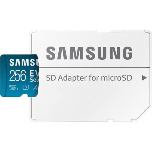 Samsung EVO Select 256GB microSDXC Memory Card with Adapter-IOSBD