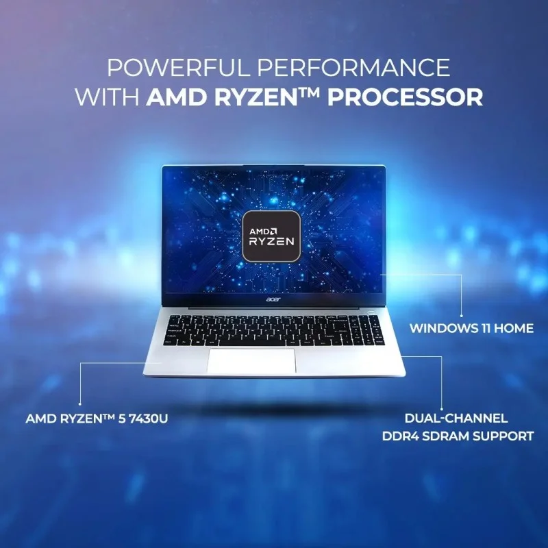 Acer Aspire 15 AS15-42-R5 Ryzen 5 7430U 15.6" FHD Laptop iosbd