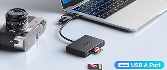 UGREEN CM812 USB-C/USB -A CARD READER-iosbd