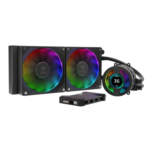 Gamdias CHIONE P3-240U ARGB 240mm AIO Liquid CPU Cooler