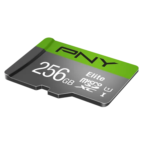 PNY Elite 256GB Class-10 Micro SD Memory Card-IOSBD
