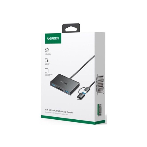 UGREEN CM812 USB-C/USB -A CARD READER-iosbd
