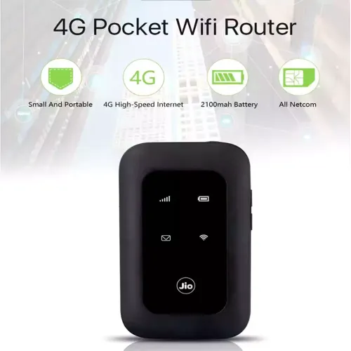 Jio MF680s SIM Supported 4G LTE Mobile Wi-Fi Pocket Router