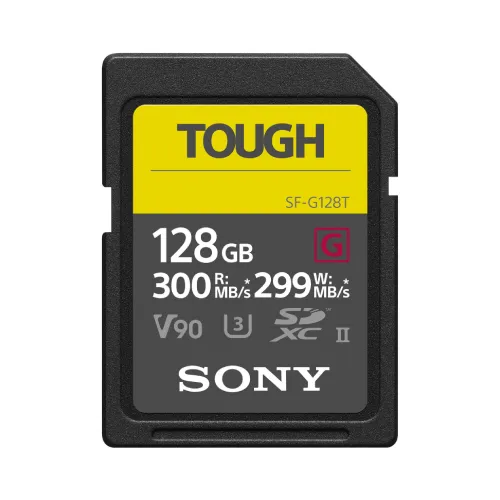 Sony SF-G Tough Series UHS-II SDXC 128GB Memory Card-IOSBD