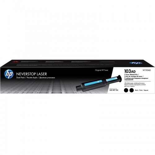 HP 103AD Dual Pack Black Original Neverstop Laser Toner