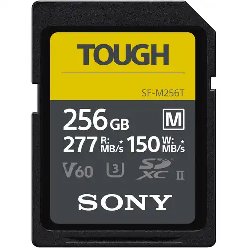 Sony SF-M Tough Series UHS-II SDXC 256GB Memory Card-IOSBD