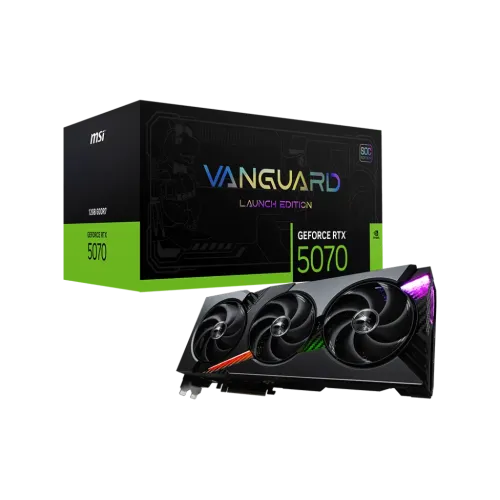MSI GeForce RTX 5070 12G VANGUARD SOC LAUNCH EDITION GDDR7 Graphics Card