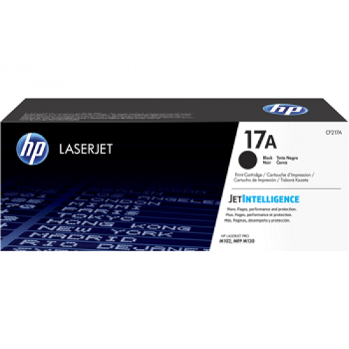 HP 17A Black Original LaserJet Toner