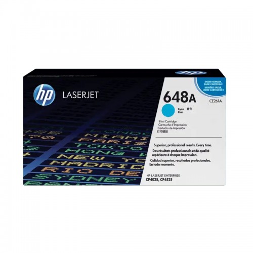 HP 648A Cyan Original LaserJet Toner Cartridge-IOSBD