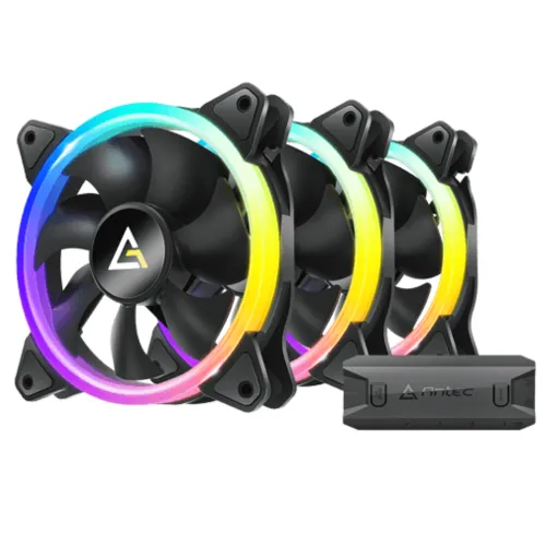 Antec Neon 120 ARGB 3 in 1 Pack Casing Fan with Controller iosbd
