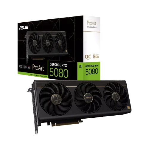 ASUS ProArt GeForce RTX 5080 16GB GDDR7 OC Edition Graphics Card