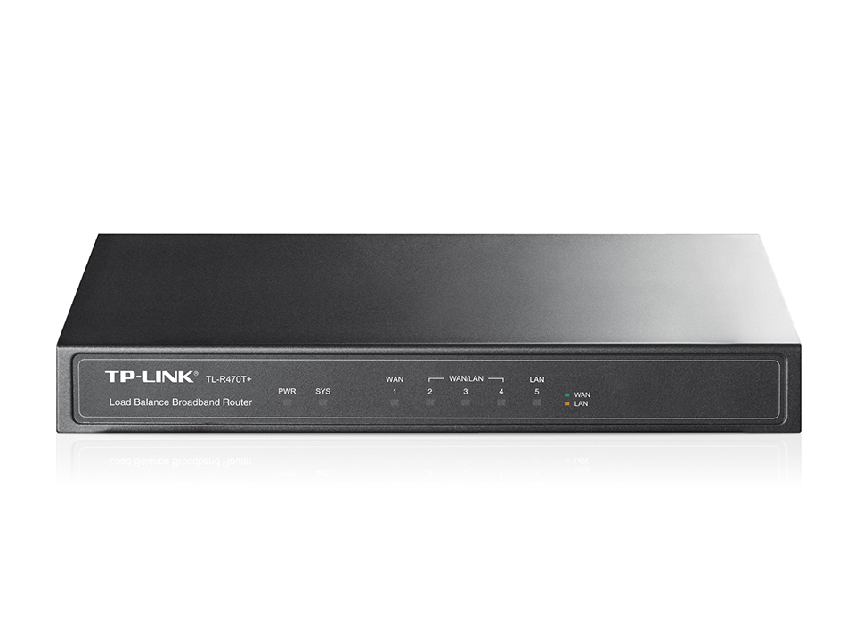 TL-R470T+ 5-Port Multi Wan Load Balance Broadband Router TP-Link