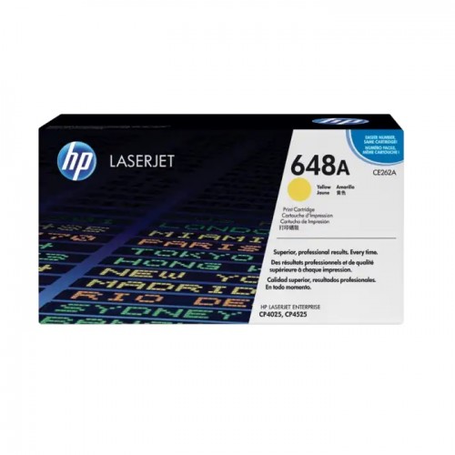 HP 648A Yellow Original LaserJet Toner Cartridge-IOSBD