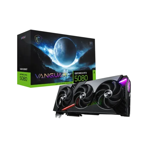 MSI GeForce RTX 5080 16G VANGUARD SOC 16GB GDDR7 Graphics Card