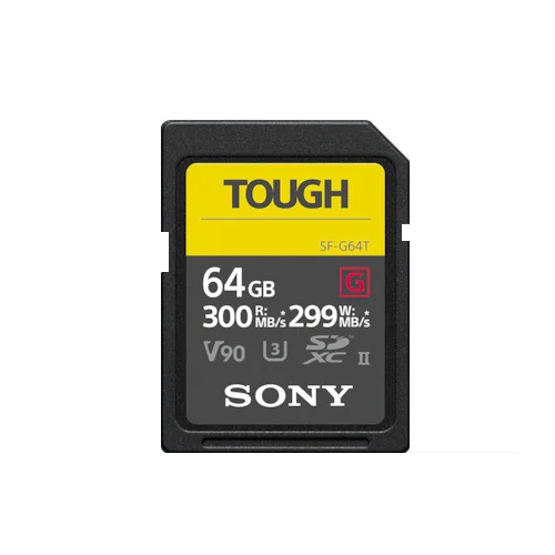 Sony SF-G Tough Series UHS-II SDXC 64GB Memory Card-IOSBD