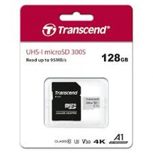 Transcend 128GB Micro SD Class 10 With Adapter-IOSBD