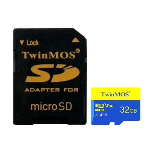 Twinmos 32GB MicroSDHC U3 Class 10 V30 A1 Memory Card-IOSBD