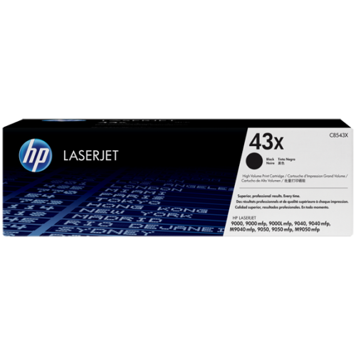 HP 43X High Yield Black Original LaserJet Toner-IOSBD