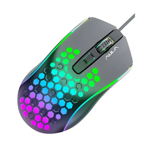 Aula S11 RGB Wired Gaming Mouse-IOSBD