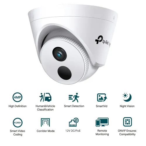 TP-Link VIGI C440I 4MP IR Turret IP Camera