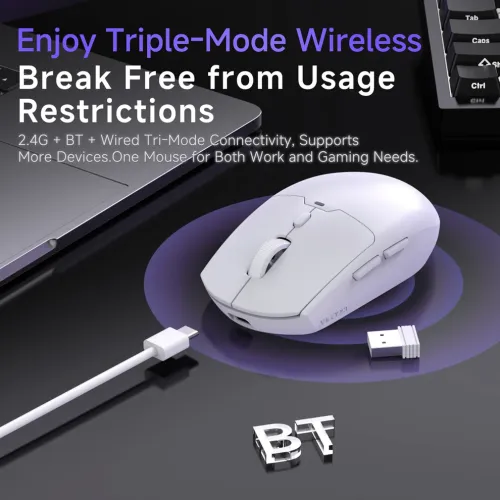 AJAZZ NJ11 MC Tri-Mode Wireless Gaming Mouse