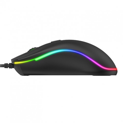 Havit MS72 Cool RGB LED USB Gaming Mouse Black-IOSBD