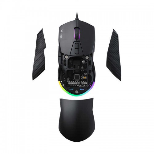 Rapoo V360 USB RGB Backlit Gaming Mouse Black-IOSBD