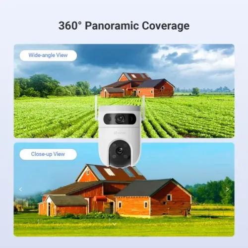 EZVIZ H9c Dual 2K 3MP+3MP Pan & Tilt WiFi Camera