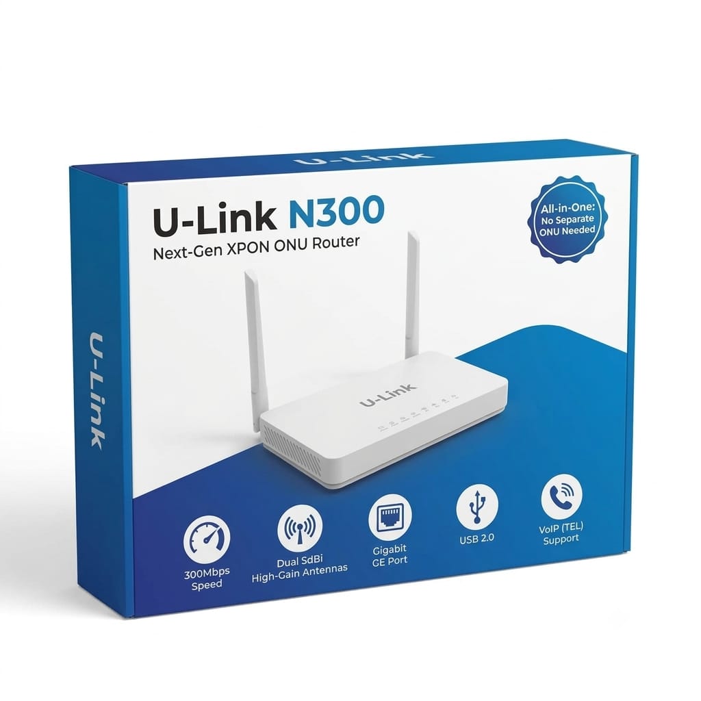 U-Link N300 XPON ONU Router