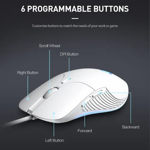 Inphic B1 RGB Wired Gaming Mouse