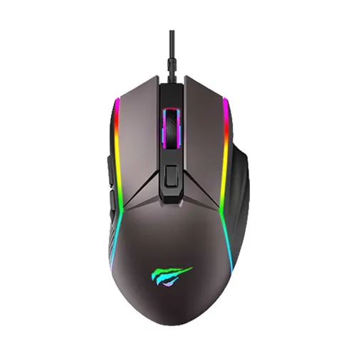 Havit MS1028 RGB Backlit Programmable Gaming Mouse-IOSBD