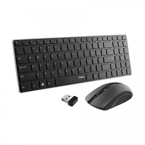 Rapoo 9300T Wireless Slim Keyboard Mouse Combo-IOSBD