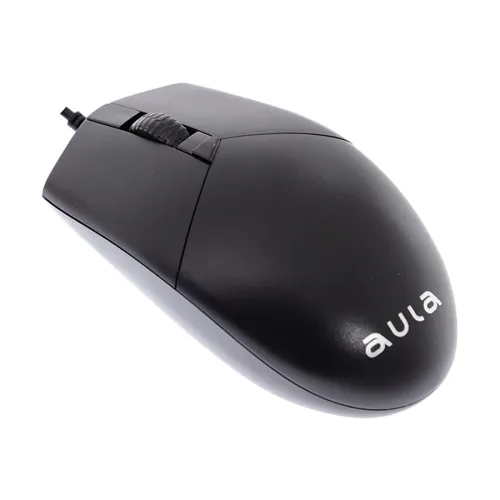 Aula AM104 Wired Black Mouse-IOSBD